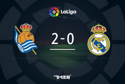 西甲-皇馬遭皇社2-0逆轉(zhuǎn)，卡瓦哈爾染紅久保健英破門(mén)