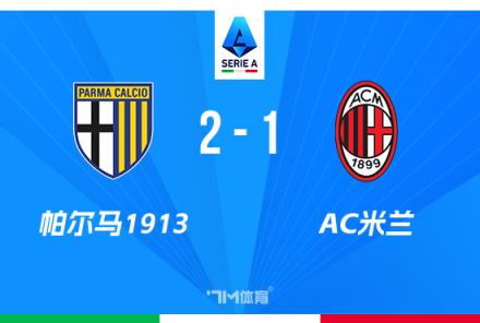 意甲-AC米蘭1-2帕爾馬，兩輪不勝后防線(xiàn)遭全面擊潰