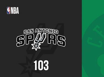 文班貢獻(xiàn)17+13，塔圖姆32+14，波津29+6，馬刺負(fù)于綠軍