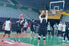 遼寧G3賽前訓練 趙繼偉右手傷勢明顯