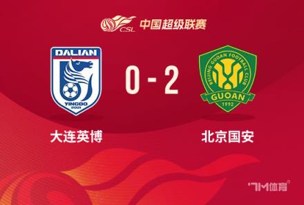 中超-國安2-0英博 暫列第三張玉寧失點(diǎn)