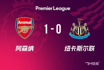 阿森納1-0紐卡 賴斯世界波助球隊(duì)鎖定歐冠資格