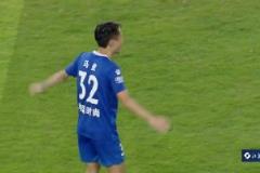 角球開(kāi)得漂亮！南通隊(duì)19歲小將金成民泰山壓頂，比分來(lái)到2-0