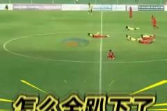 快臥草！坦桑尼亞賽場(chǎng)驚現(xiàn)“蜜蜂風(fēng)波”，球員紛紛趴在地上