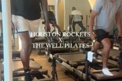 休賽期猛練火箭小賈巴里、謝潑德、杰夫-格林合練普拉提~