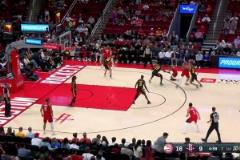 火箭板凳席全都起立了！杰倫-格林這個扣籃實(shí)在太炸裂了！