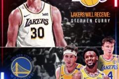 太瘋狂了！美媒模擬地震級交易：勇士送出庫里，從湖人換來布朗尼+里夫斯+克內克特