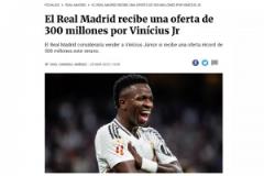 ！西媒：皇馬拒絕給維尼修斯大幅漲薪 沙特報(bào)價(jià)3億歐即可放人