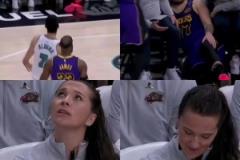 東契奇爭(zhēng)球撞向灰熊美女助教，這是真的漂亮！