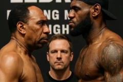 網(wǎng)友AI創(chuàng)作詹姆斯和A史密斯打拳賽 這流量該比泰森還高吧