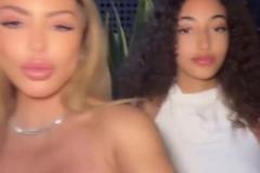 皮蓬前妻與女兒合拍視頻，女兒的顏值也很高??！