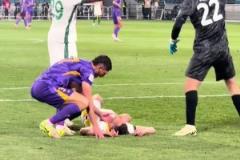 實(shí)拍：斯帕吉奇暈厥瞬間，為津門(mén)虎和國(guó)安球員的第一反應(yīng)點(diǎn)贊