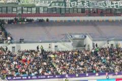 氣勢可以，實拍國安球迷在泰達體育場加油助威