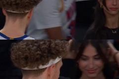 湖勇大戰(zhàn)，場邊的嬌羞美女搶鏡了，雀食好看嗷