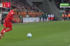 奧利塞精準(zhǔn)傳中送助攻！凱恩門前飛身頭球破門反超！