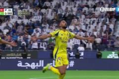 炸裂！利雅得勝利取得領(lǐng)先！哈桑弧頂處轟超級世界波直入死角！