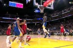 追加一級(jí)惡犯追夢(mèng)上籃肘部直擊申京面部，致后者捂臉痛苦倒地