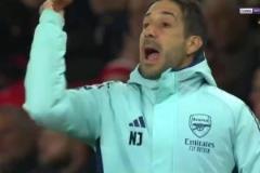 喬佛讓賴斯傳中，結(jié)果賴斯打出夢幻弧線世界波