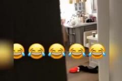 原來你倆私下里是這樣的！庫嫂偷襲嚇唬庫里，慘遭庫里“報(bào)復(fù)”！