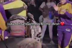 好家伙，詹姆斯賽前竟“打哭”東契奇