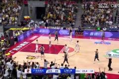 這次沒問題比賽失去懸念，徐杰再次比出“晚安”慶祝手勢