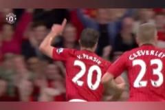 無解終結(jié)！范佩西曼聯(lián)英超首粒進球！不停球凌空斬破門！