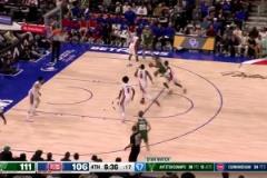 這可是奧本山！杜倫擋拆發(fā)力激怒小波特 后者不爽怒推起沖突