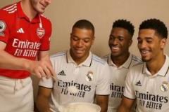 笑死我了！網(wǎng)友制作AI視頻：賴斯喂姆巴佩&小熊&貝林吃飯