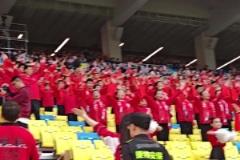 “蓉城紅，映春日” ，600名“小樹苗”亮相公益看臺(tái)為球隊(duì)助威