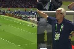 當(dāng)意大利眾將站在12碼前，里皮甚至眼睛都沒眨一下