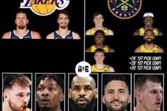 若能成就炸裂了！美媒：湖人可用小里+八村+文總+彪哥等籌碼去換約基奇