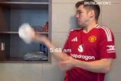 太真實(shí)了兄弟！奧納納的早晨例行活動(dòng)