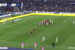 藍(lán)鷹率先打破僵局！羅馬尼奧利接定位球頭球破門！