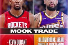 能成？美媒模擬交易：火箭送出狄龍+小賈+蘭代爾+2首輪換KD