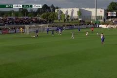 太可惜了！國足U16倒三角，鄺兆鐳半空門踢飛了