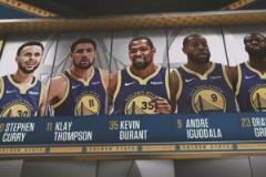 當(dāng)年勇火大戰(zhàn)還有哈登保羅杜蘭特克萊，現(xiàn)在只剩庫(kù)里和追夢(mèng)了……