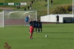 中國(guó)女足取得領(lǐng)先！劉鈺可任意球打穿人墻直接破門！