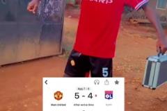 今天早上曼聯(lián)球迷去上班的情景！