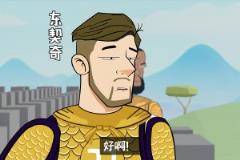 東契奇&詹姆斯動(dòng)漫版：對(duì)手是戈貝爾？直接沖上去不就完了！