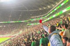 實(shí)拍：王大雷京魯大戰(zhàn)中疑似與國安北看臺球迷對罵