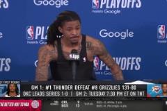 慘敗雷霆51分！莫蘭特賽后：我們不會(huì)再打得這么差了