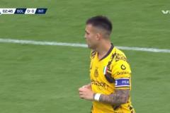 恰爾汗奧盧送直塞！勞塔羅禁區(qū)內(nèi)寫意搓射被門將撲出！