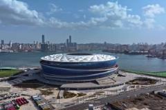 三面環(huán)海的專業(yè)足球場！這就是大連梭魚灣專業(yè)足球場