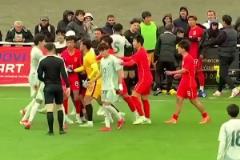 蒙太古杯U16國足0比2墨西哥排名第四，比賽中兩隊爆發(fā)沖突