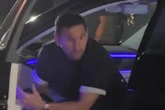 新車？梅西開著邁巴赫去餐廳吃飯被圍觀