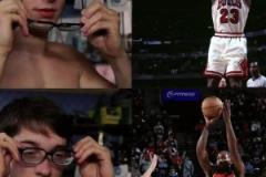 這是小卡還是丹子啊？萊昂納德請(qǐng)神活動(dòng)請(qǐng)到了喬丹~