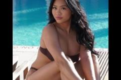 蘇妮莎-李又來(lái)尼克斯看球啦