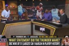 太能整活了皮爾斯用皮帶狂抽桌子，模仿雷霆吊打灰熊！