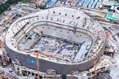 給廣東廣州豹用的！此前停工兩年的恒大足球場復(fù)工封頂了