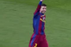 國家德比名場面！巴薩5球大勝皇馬，皮克亮出五指山手勢！